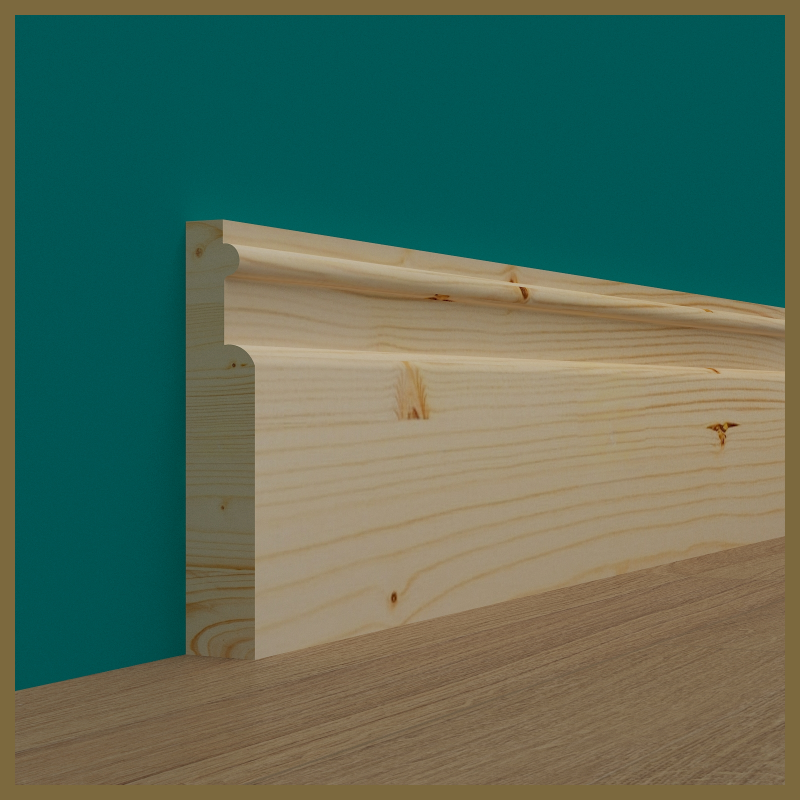 Ripple Pine Skirting Board