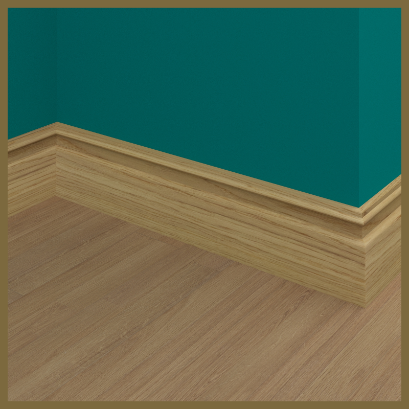 Ripple Oak Skirting Board