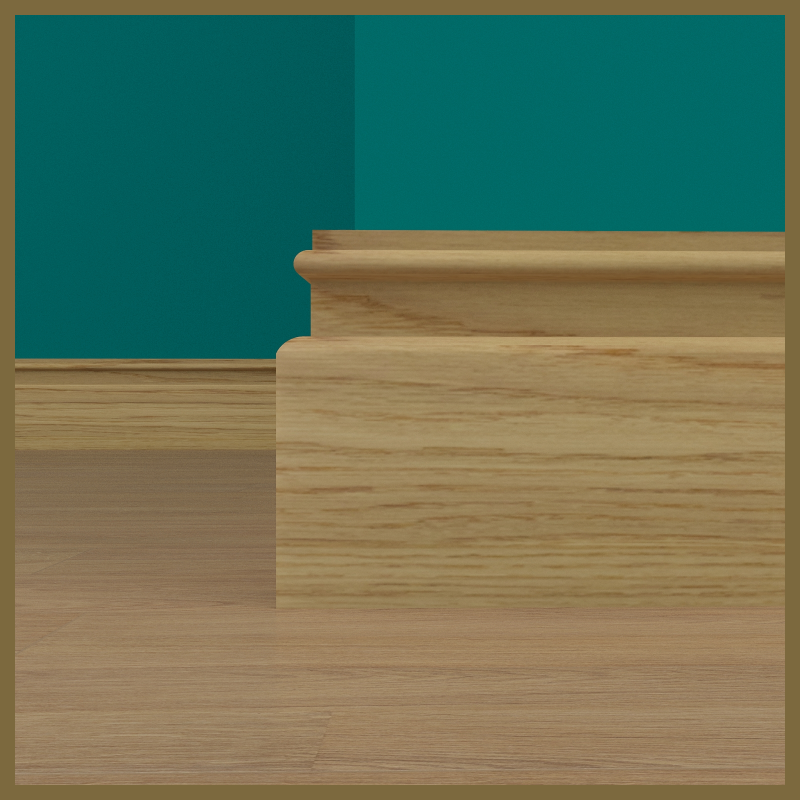 Ripple Oak Skirting Board