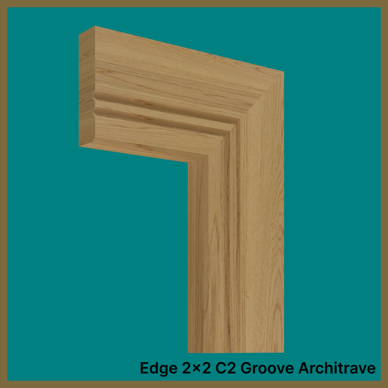 Edge 2x2 C 2 Groove Oak Architrave