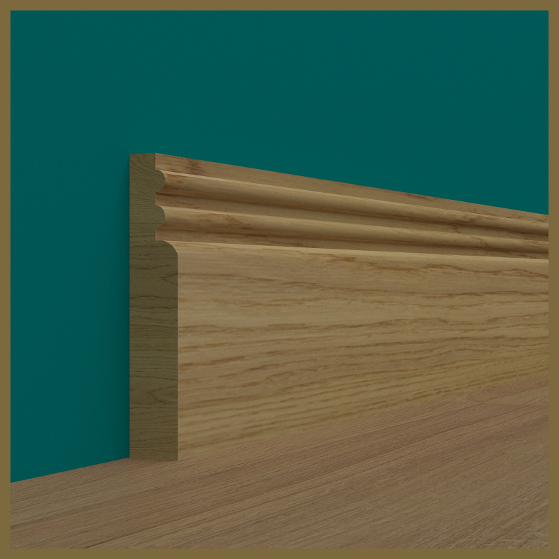 Ripple 2 Oak Skirting Board