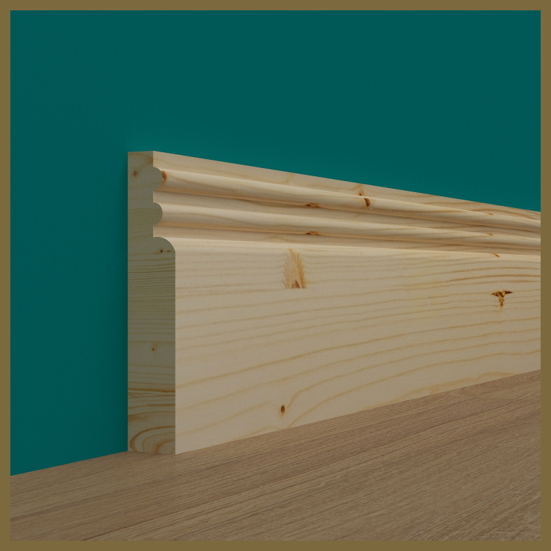 Ripple 2 Pine Skirting Board