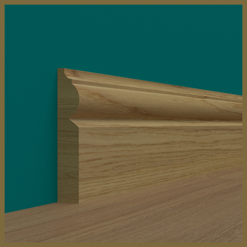 Torus 2 Oak Skirting Board