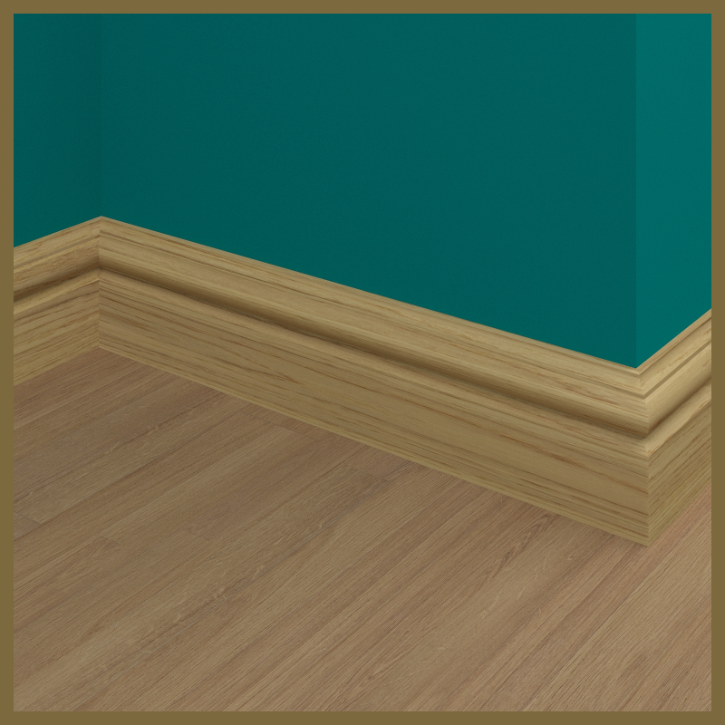 Torus 2 Oak Skirting Board
