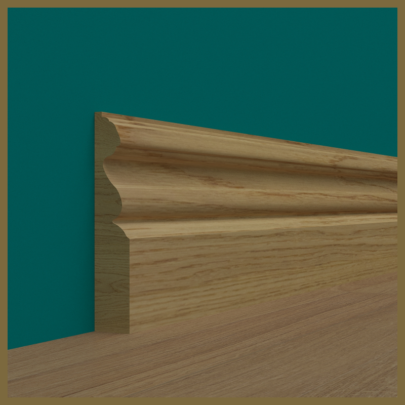 Victorian Oak Skirting Board