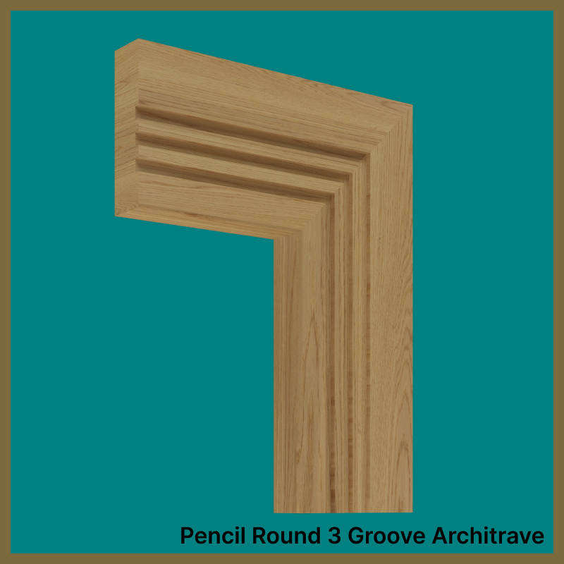 Pencil Round 3 Groove Oak Architrave