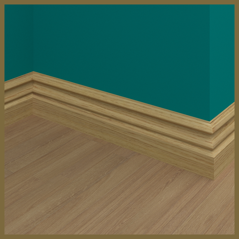 Victorian Oak Skirting Board