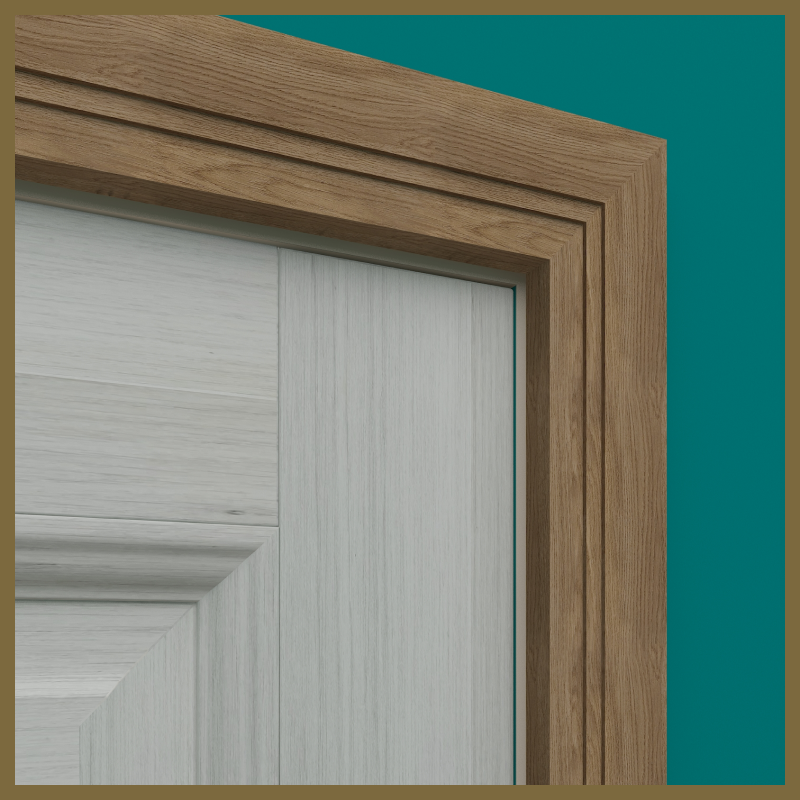 Square Edge Groove 2 Walnut Architrave