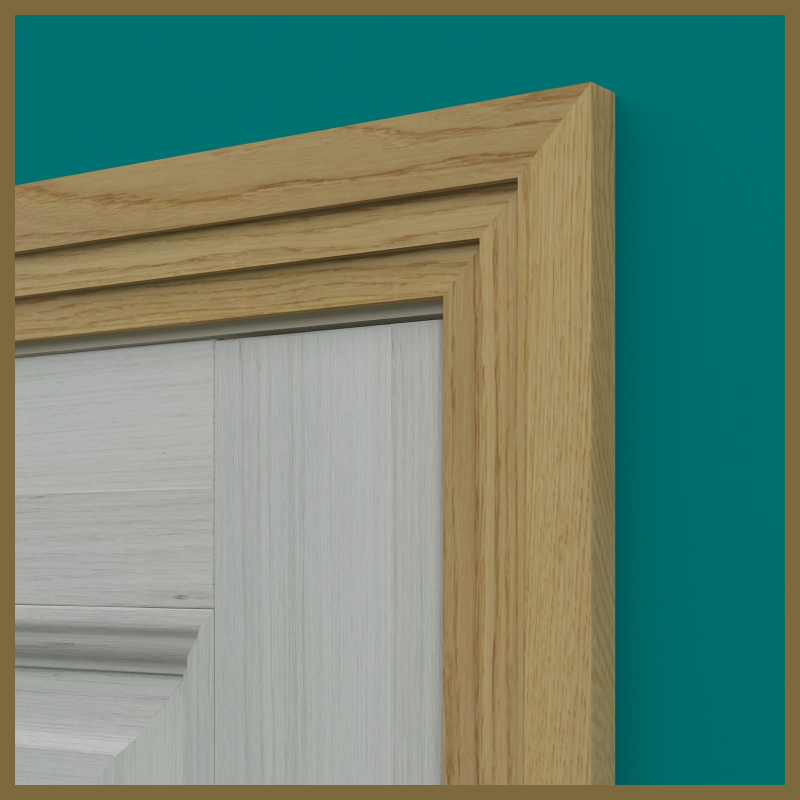 Square 2 Step Oak Architrave