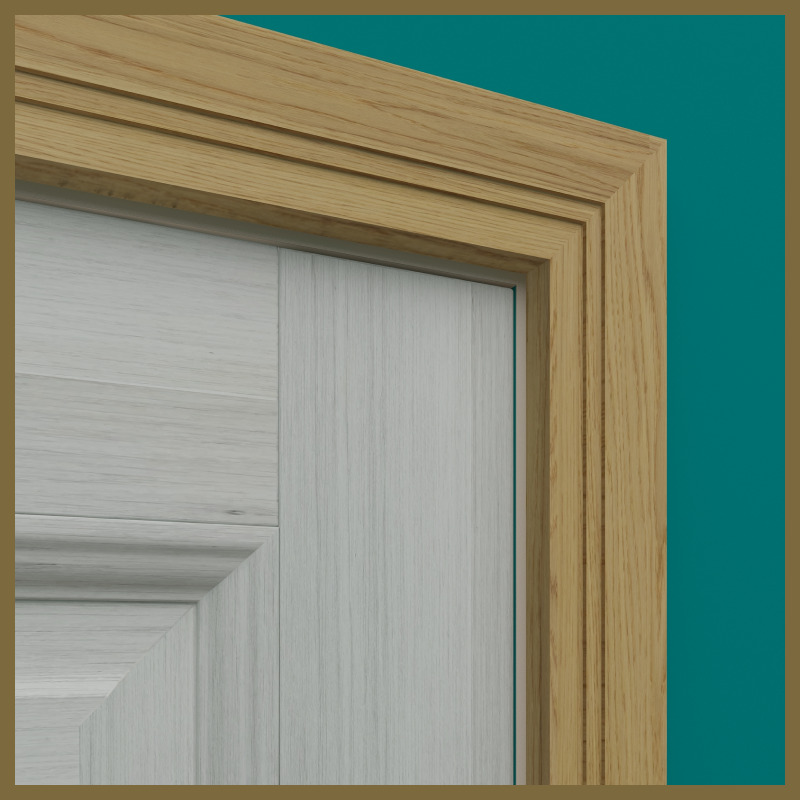 Square Edge Groove 2 Oak Architrave