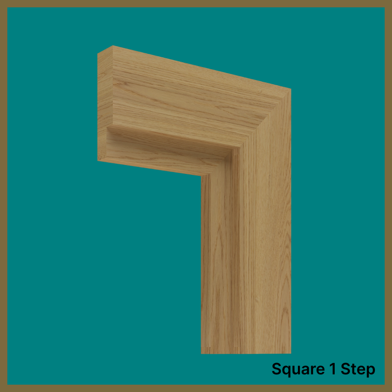 Square 1 Step Oak Architrave