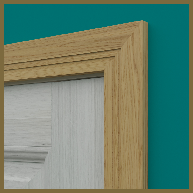Square Edge Groove 2 Oak Architrave