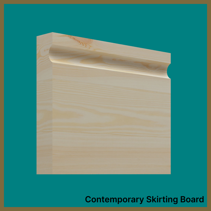 Contemporary Pine Skirting Board