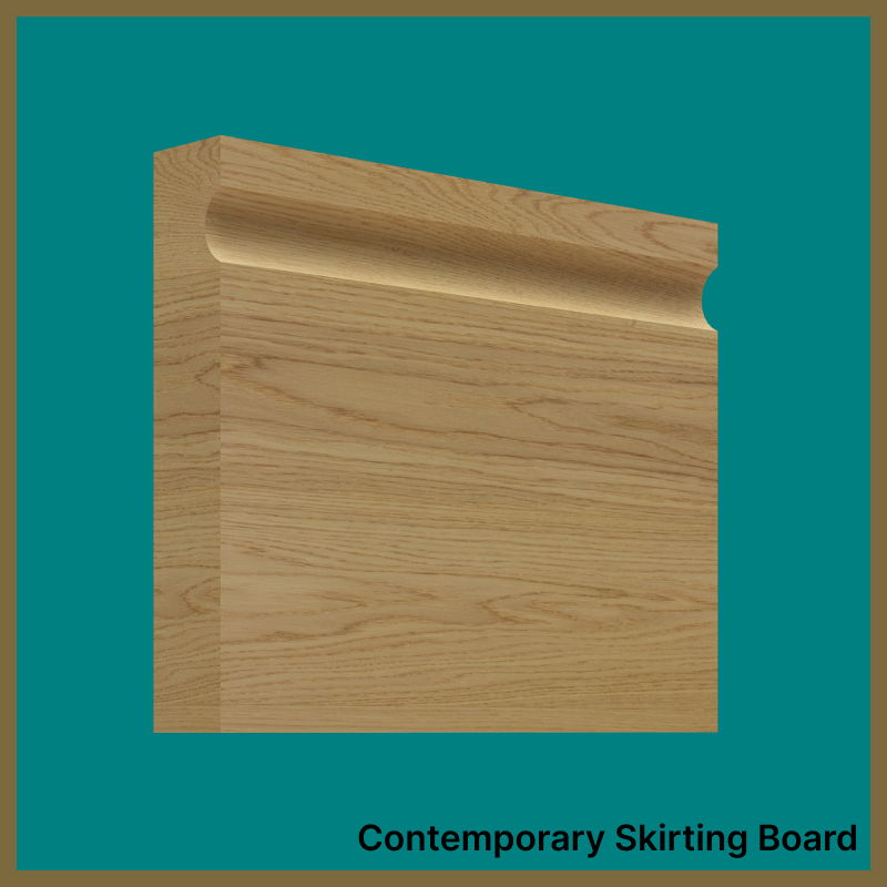 Contemporary Oak Skirting Board