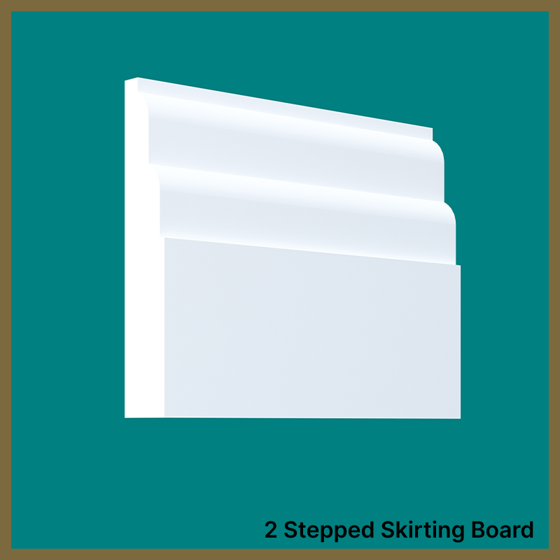 2 Stepped Skirting Board