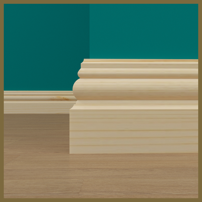 Antique 2 Pine Skirting Board