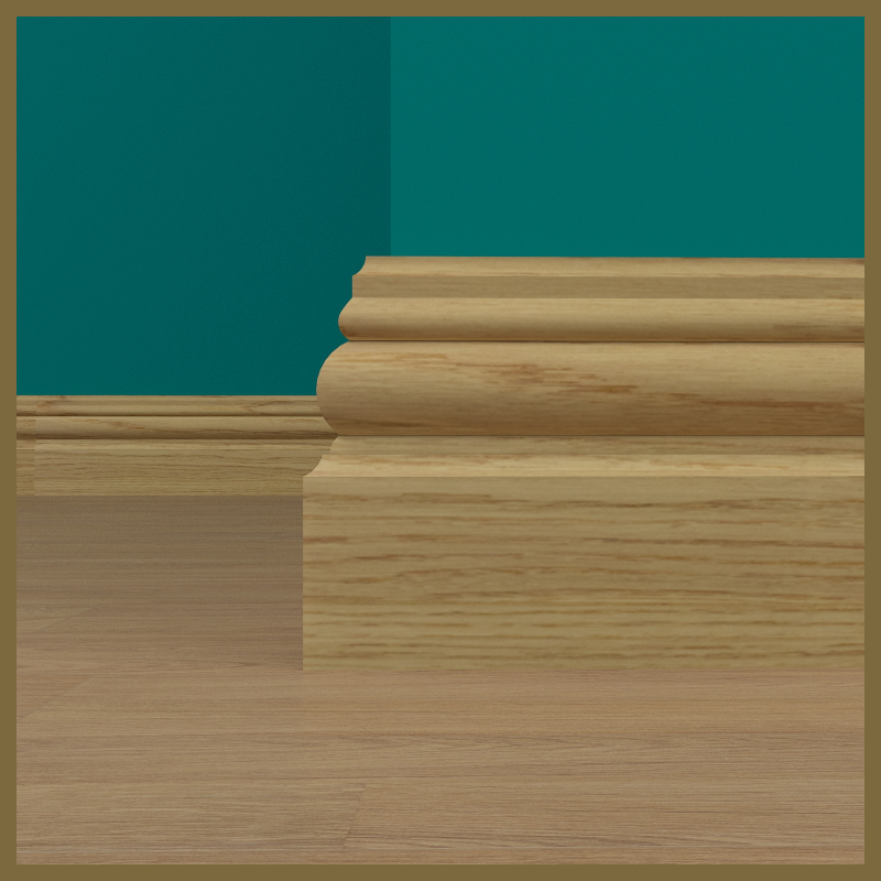 Antique 2 Oak Skirting Board
