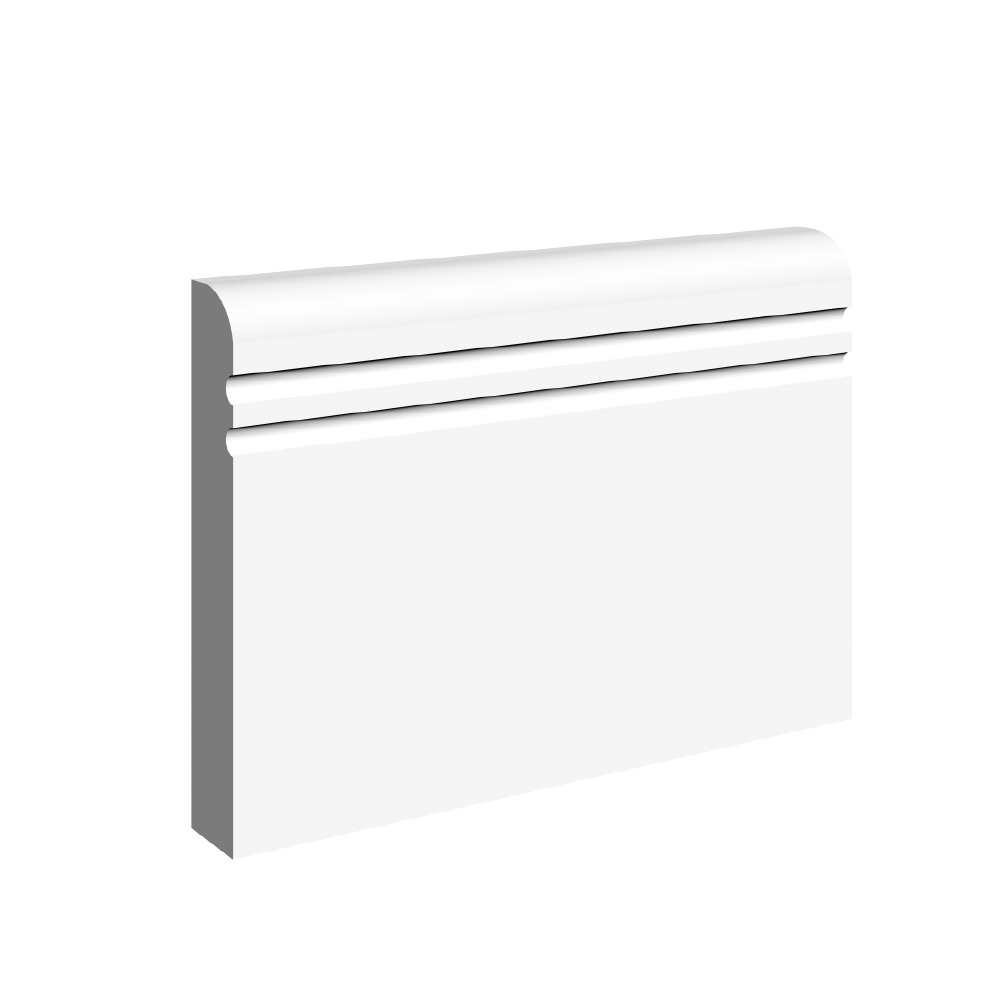 Bullnose C 2 Groove  Skirting Board