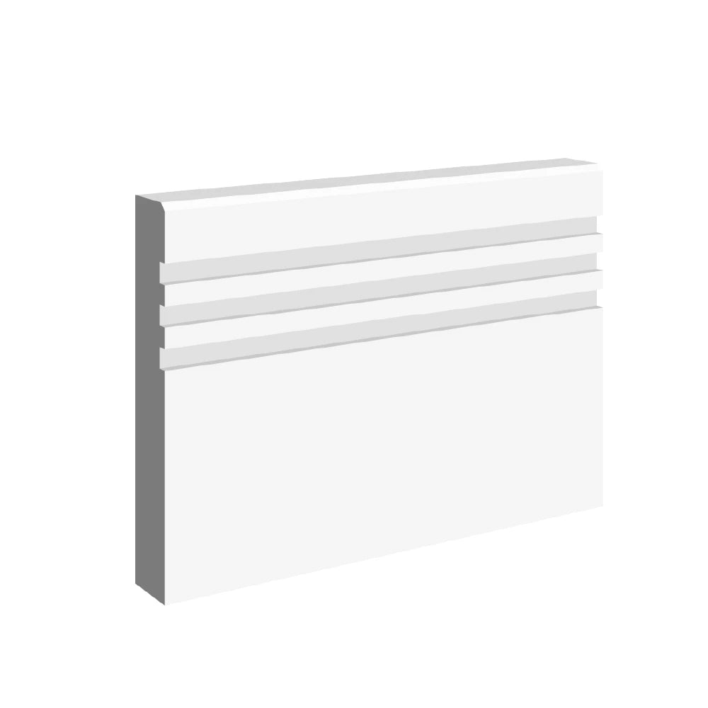 Edge 2x2 3 Groove Skirting Boards