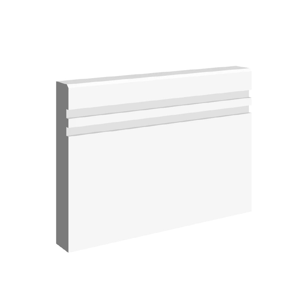 Edge 2x2  2 Groove  Skirting Boards