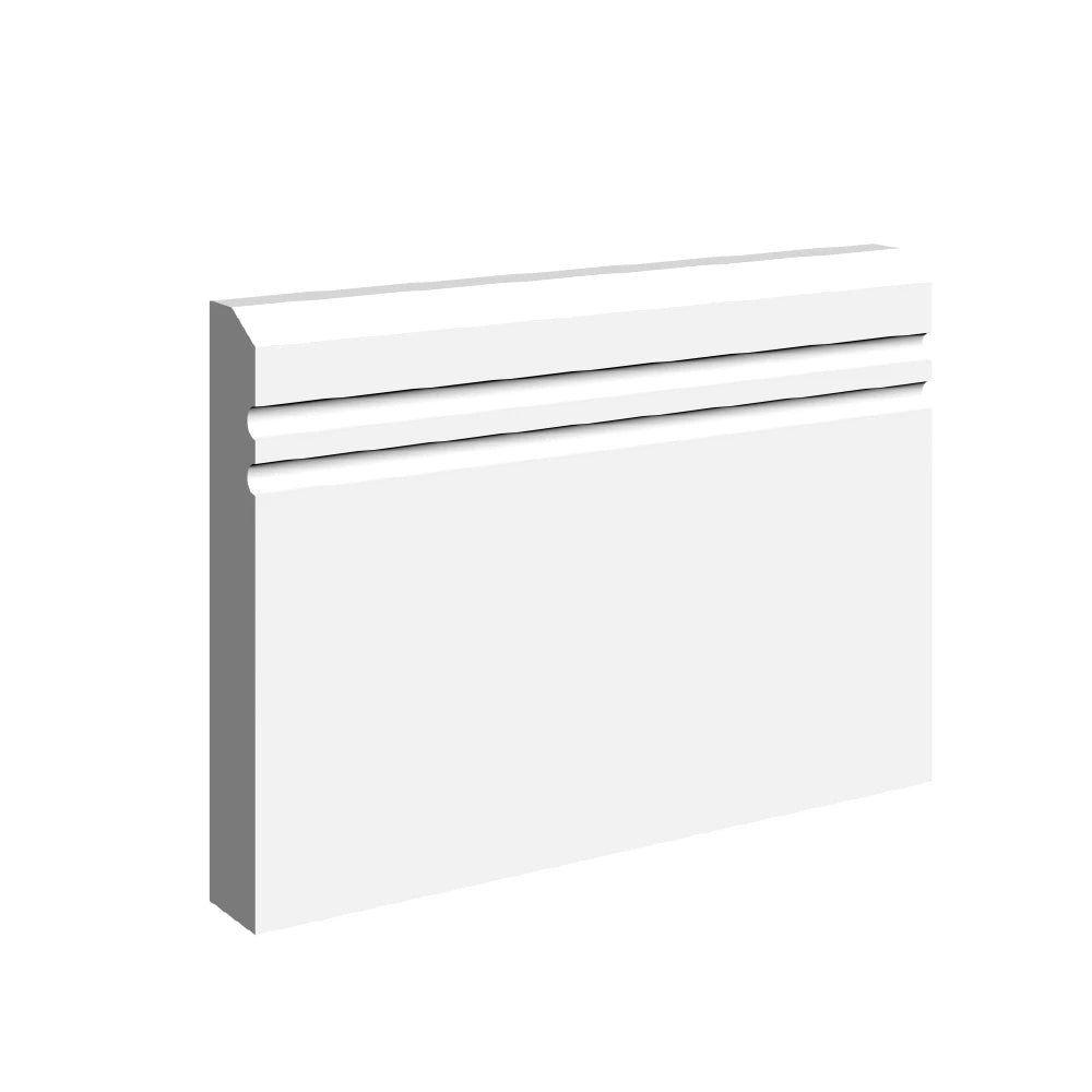 Chamfer C 2 Grooves  Skirting Board