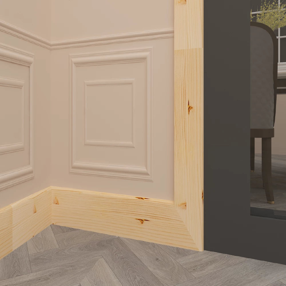 Bull Nose Pine Skirting Board