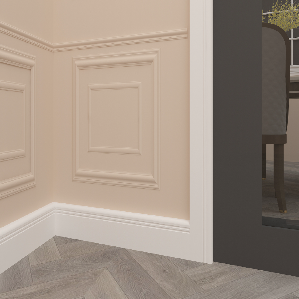 Bullnose C 2 Groove  Skirting Board