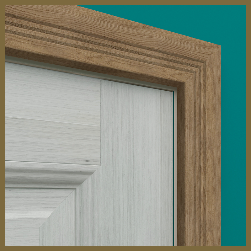 Pencil Round V 3 Groove Walnut Architrave