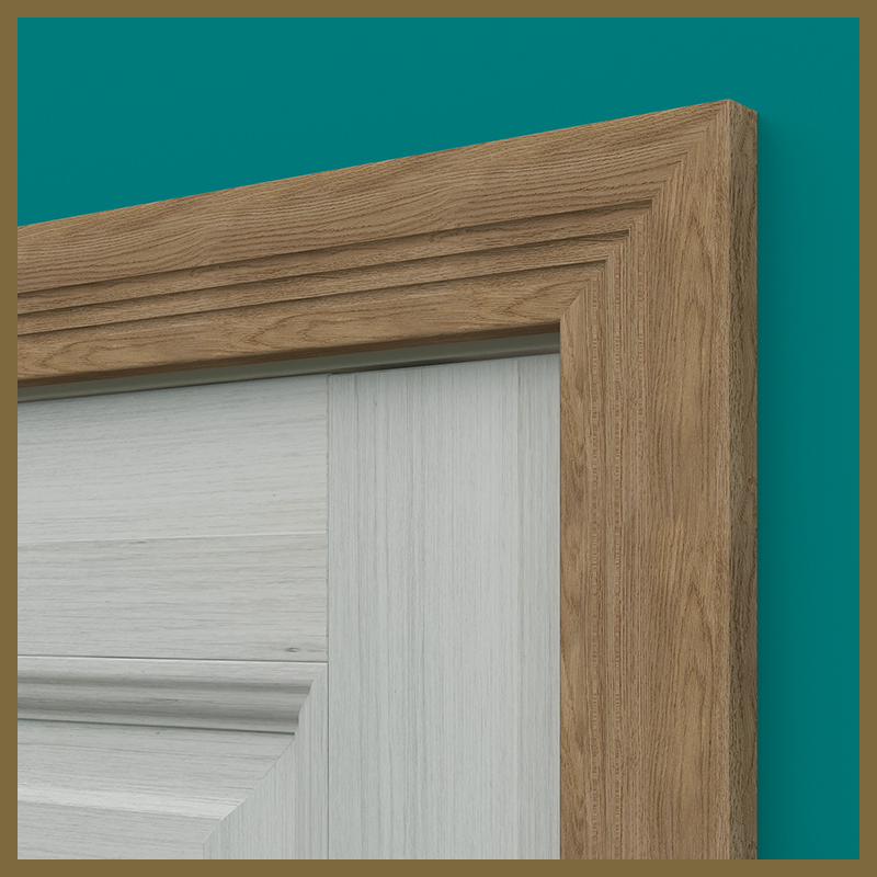 Pencil Round C3 Groove Walnut Architrave
