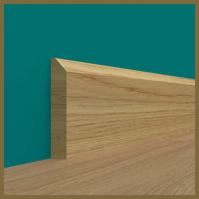 Chamfer Mini Oak Skirting Board