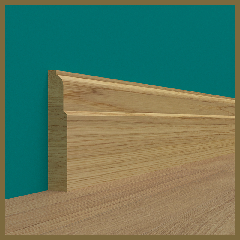 Lambs Tongue Oak Skirting Board