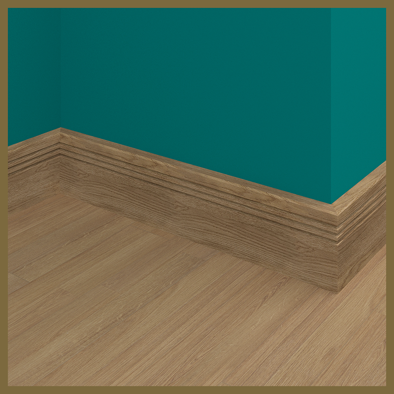 Edge 2x2 C 3 Groove oak Skirting Boards