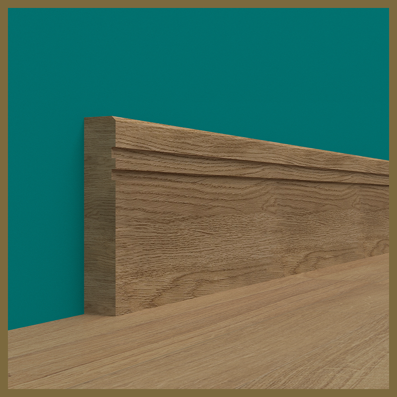 Edge 2x2 Groove 2 Oak Skirting Boards