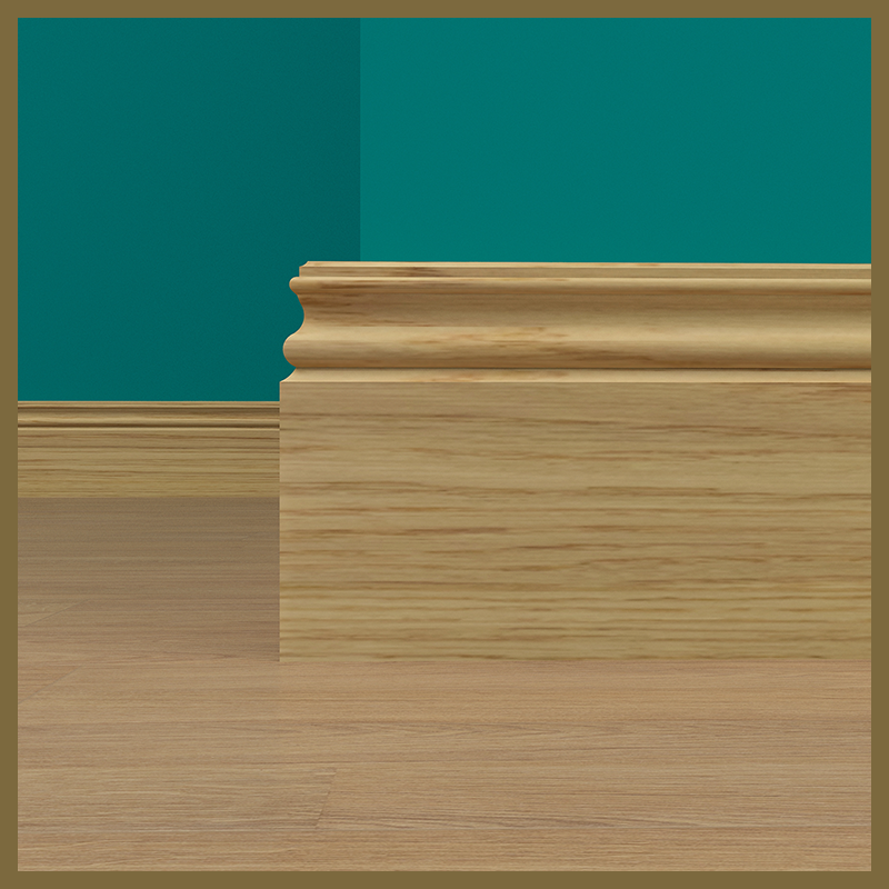 Victorian 2 Oak Skirting Board