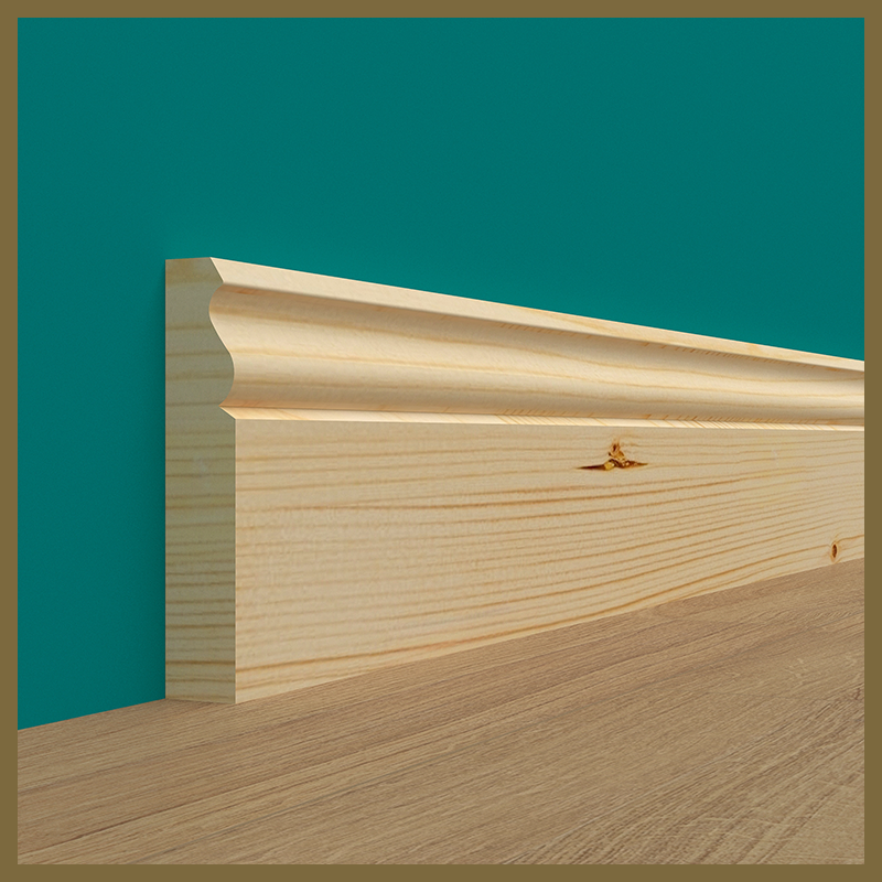 Ogee Pine Skirting Board