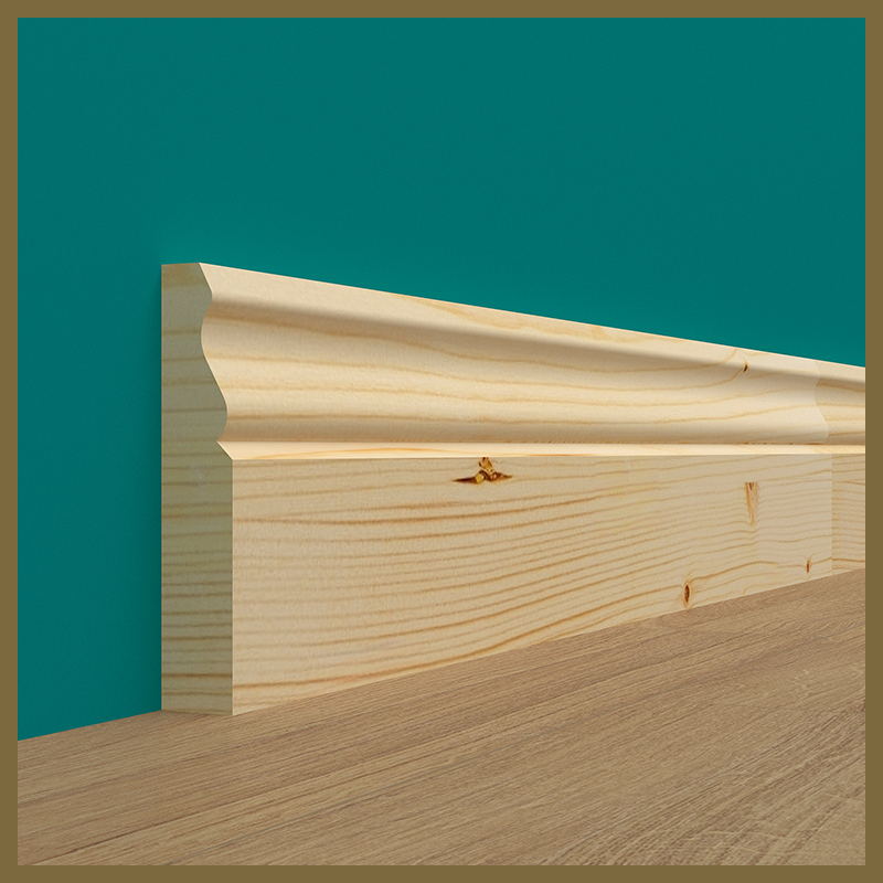 Ogee 1 Pine Skirting Board