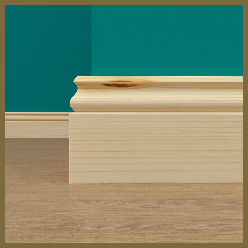 Ogee Pine Skirting Board