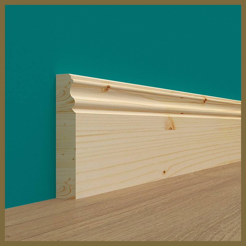 Victorian 2 Pine Skirting Board