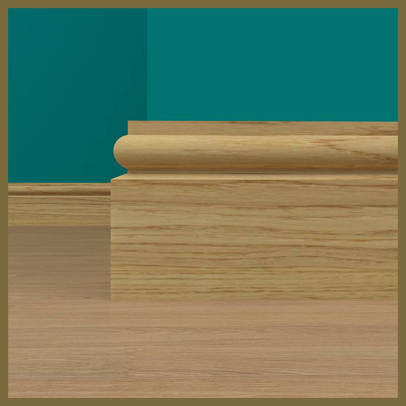 Torus 1 Oak Skirting Board