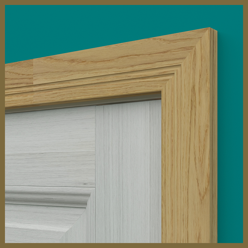 Pencil Round C2 Groove Oak Architrave