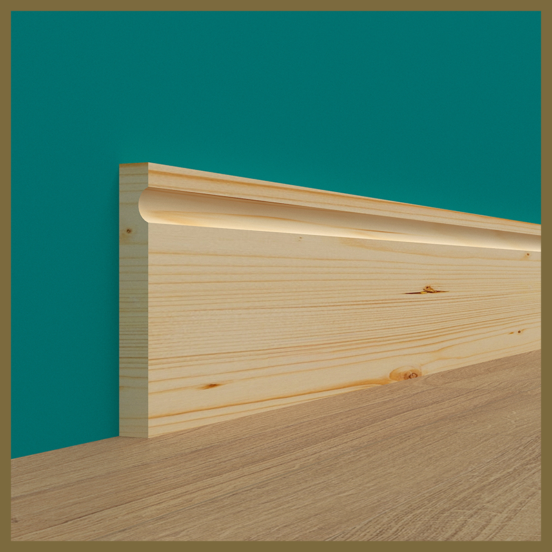 Contemporary Pine Skirting Board