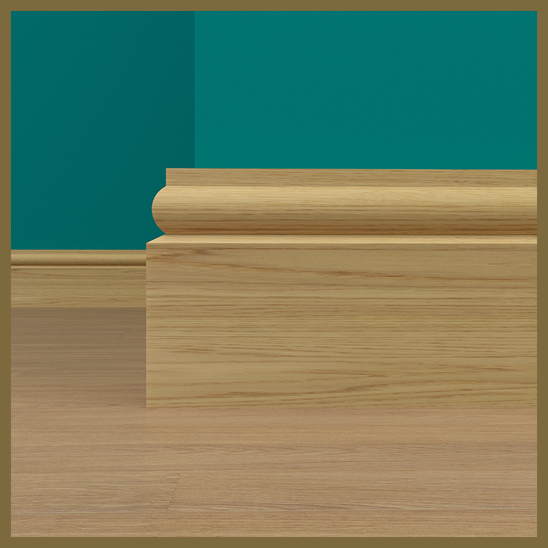 Torus Oak Skirting Board