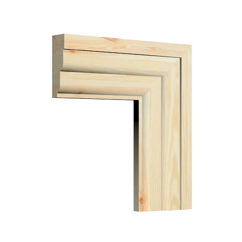 2 Stepped Pine Architrave