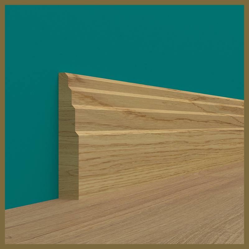 Stepped Oak Skirting Board