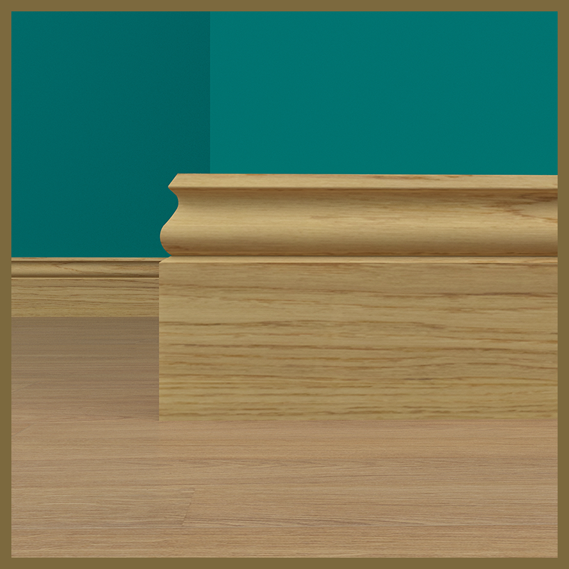 Ogee Oak Skirting Board