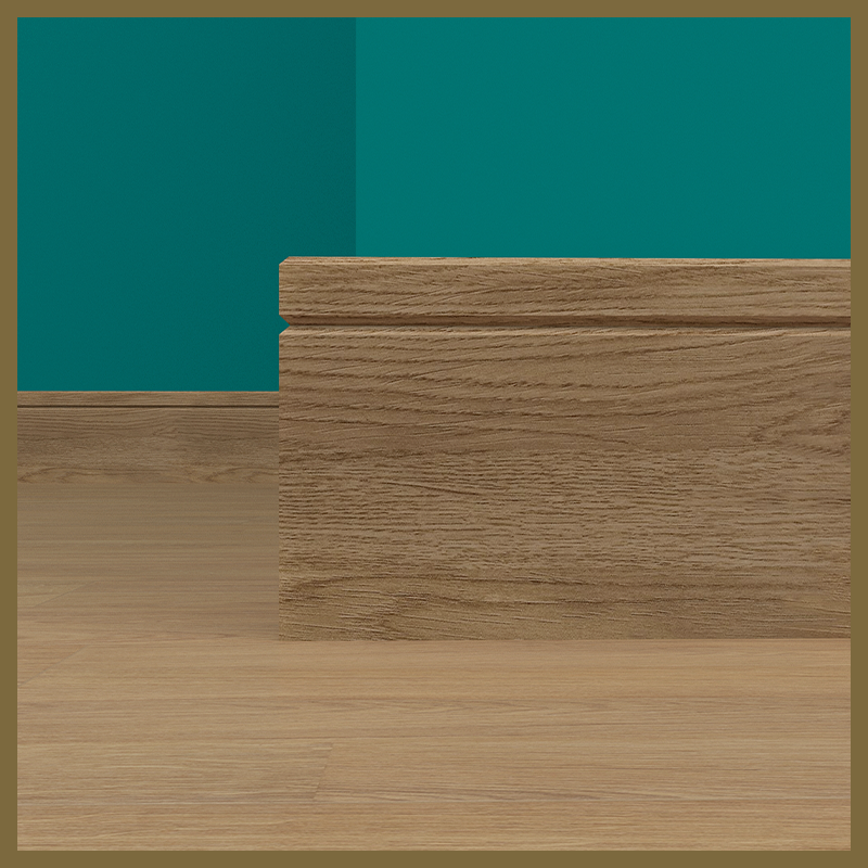 Edge 2x2 Groove V1 Oak Skirting Boards