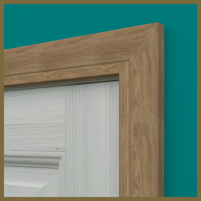 Pencil Round V 1 Groove Walnut Architrave