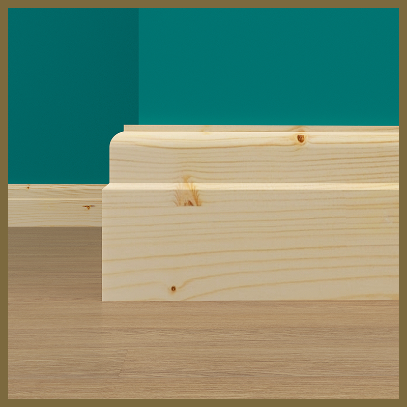 Lambs Tongue Pine Skirting Board