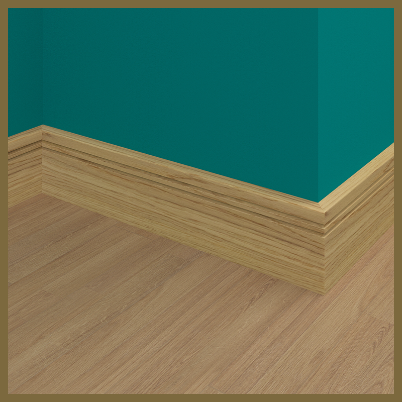 Pencil Round Groove 2 Oak Skirting Board