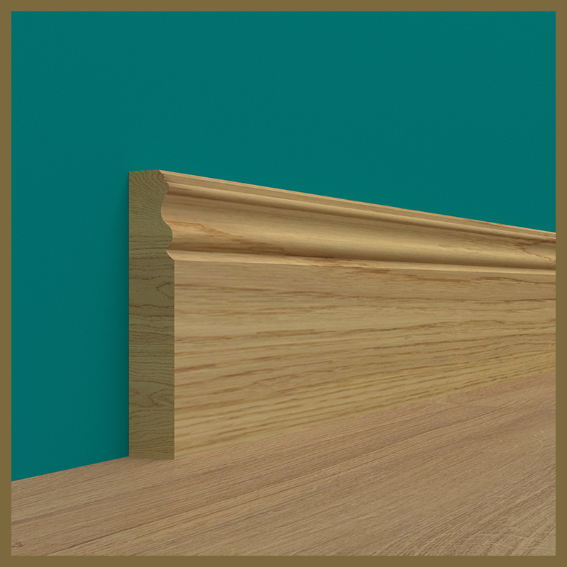 Victorian 2 Oak Skirting Board